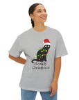 Christmas Meowly Oversized Tee - Furbaby Lover Tee Shirt