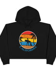 California - Women's Relaxed Fit Crop Hoodie - T&L Apparel Store