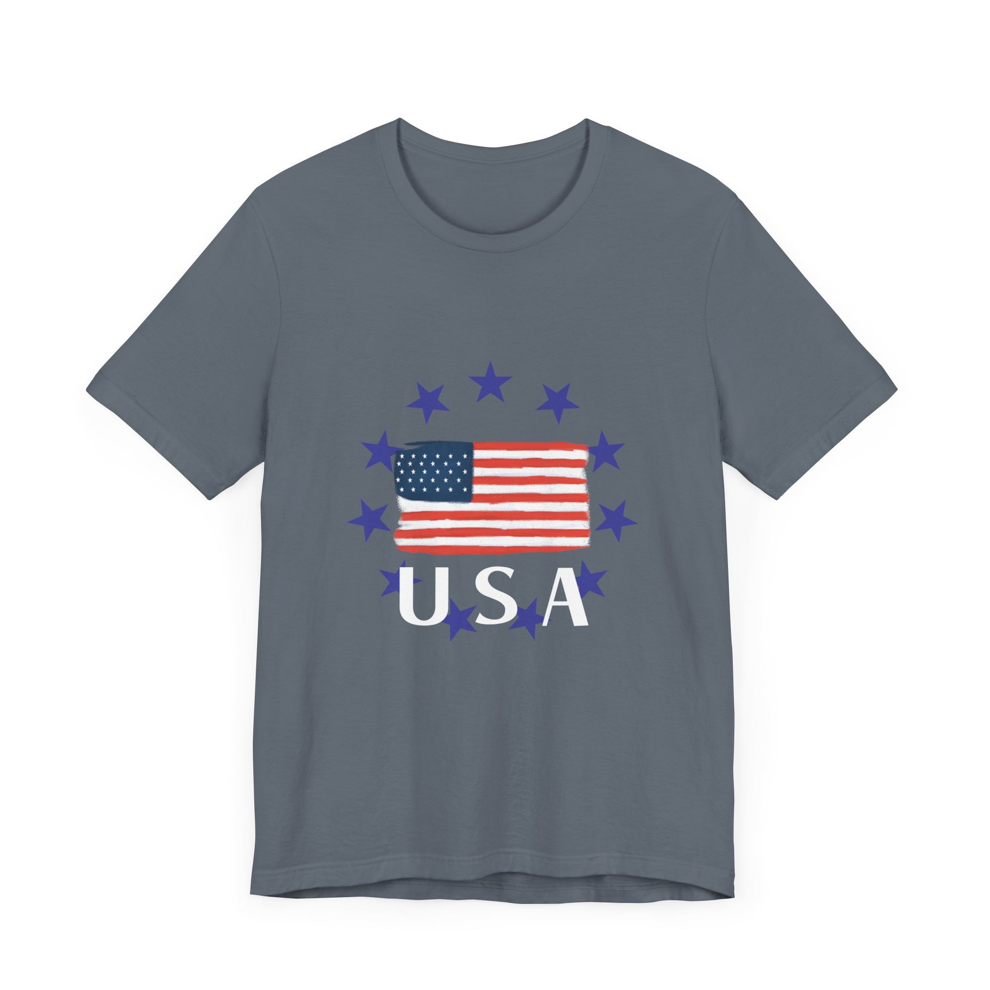 USA Men's Jersey Short Sleeve Tee Shirt - T&L Apparel Store