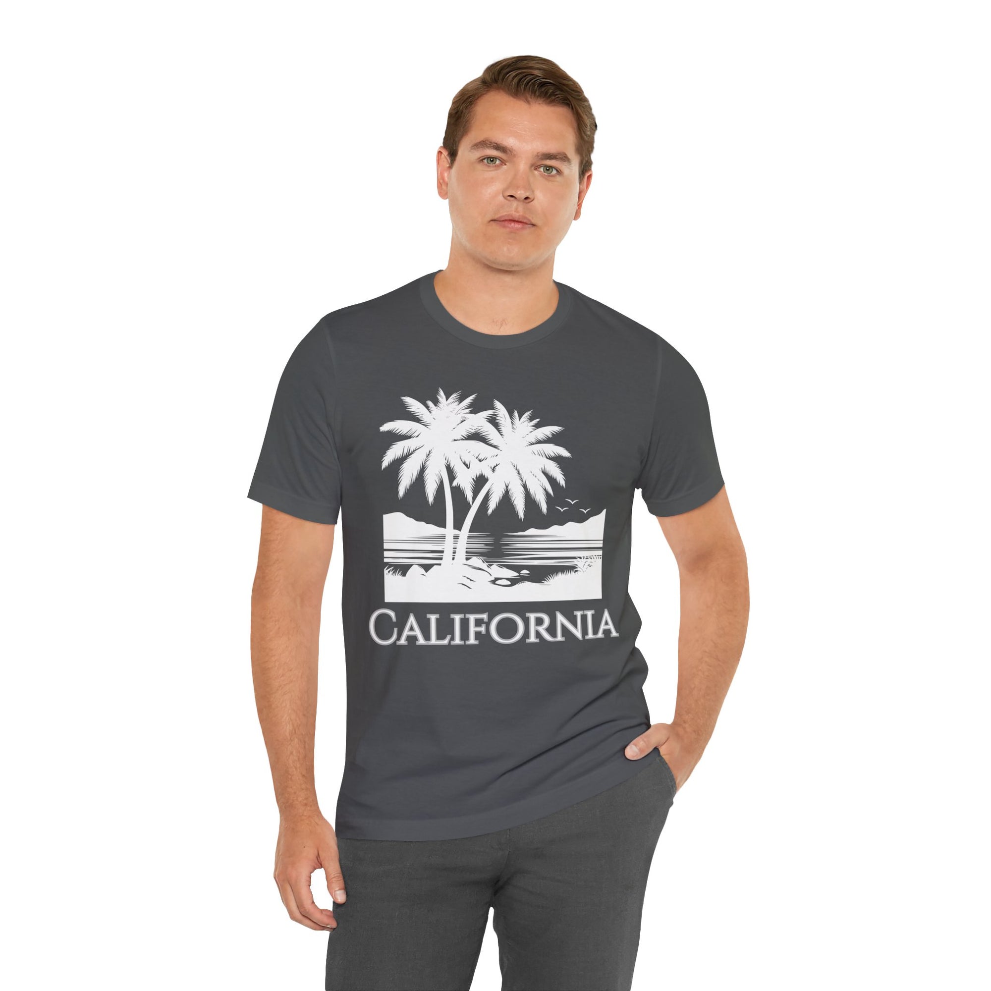 California - Men&#39;s Jersey Tee Shirt - T&amp;L Apparel Store