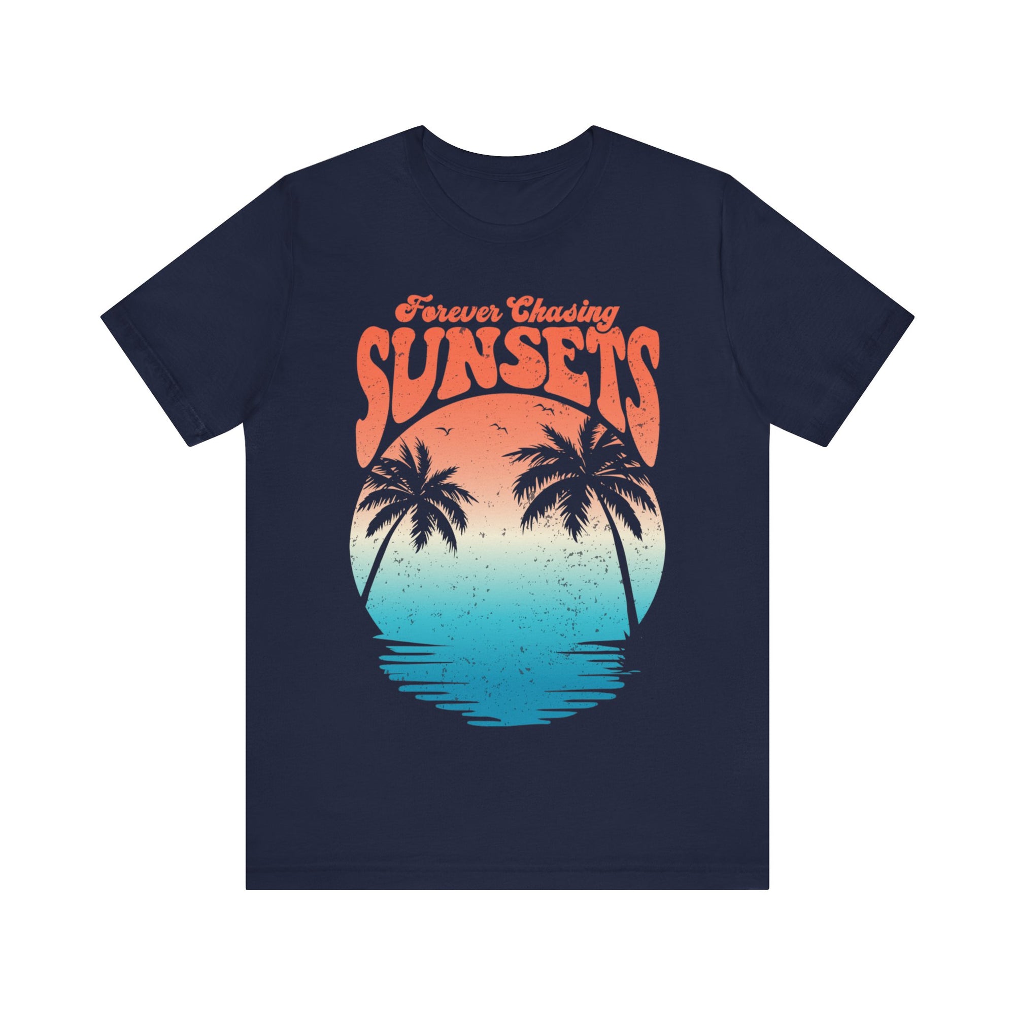 CHASING SUNSET Women&#39;s Relaxed Short Sleeve Tee - T&amp;L Apparel Store