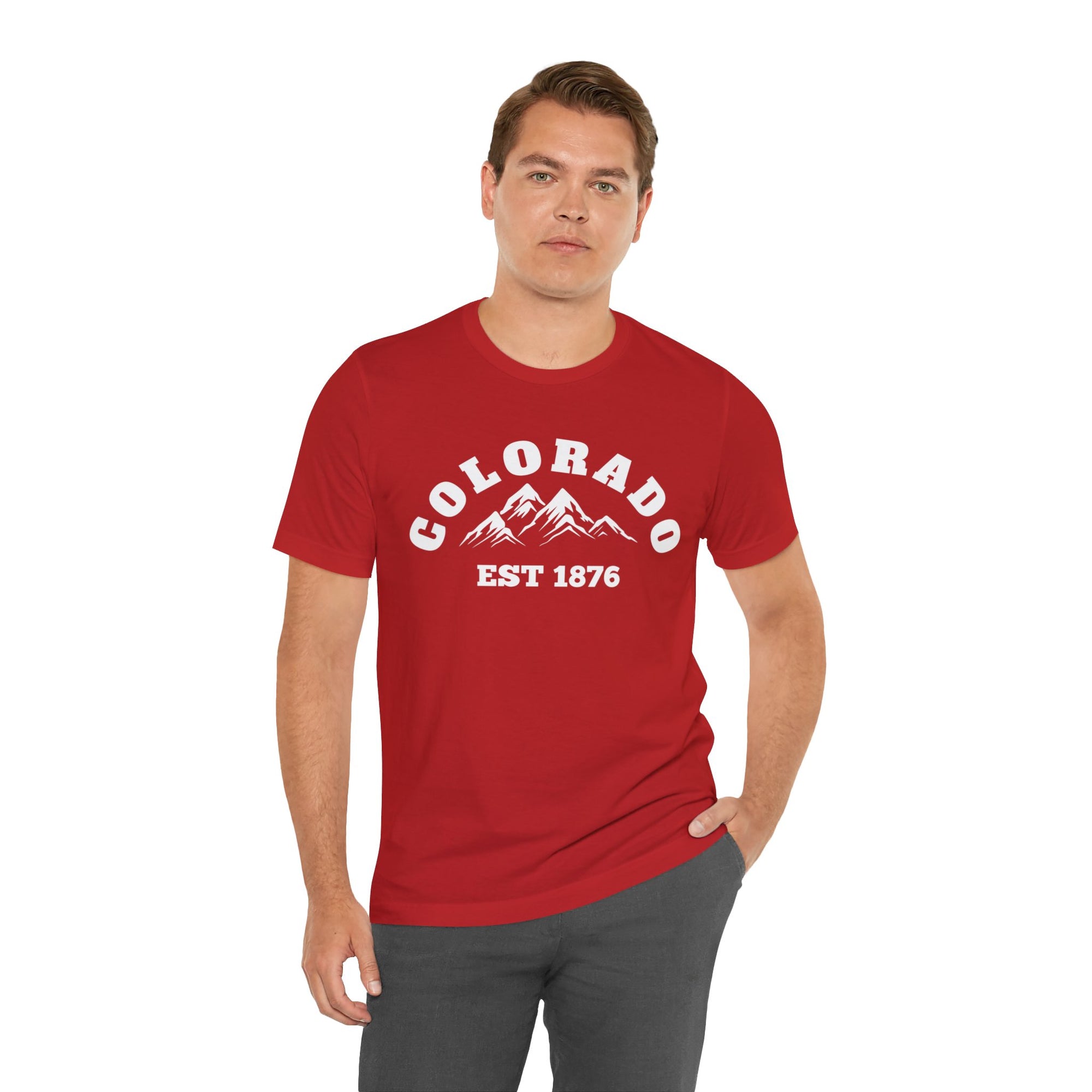 Colorado Mountains - Men&#39;s Tee Shirt - T&amp;L Apparel Store