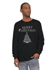 Christmas Long Sleeve T-Shirt - Merry Christmas Unisex Garment-dyed