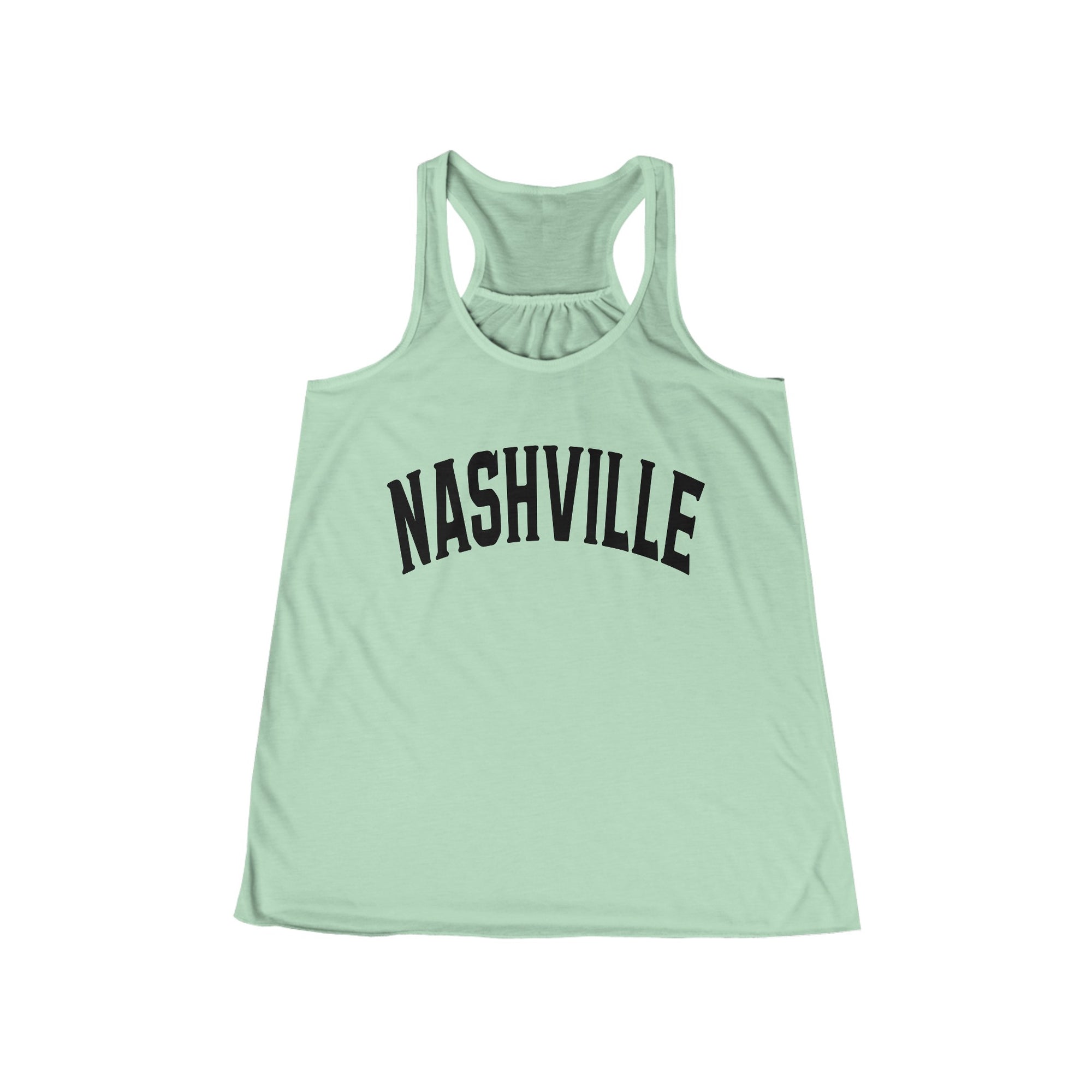 NASHVILLE Women&#39;s Flowy Racerback Tank - T&amp;L Apparel Store