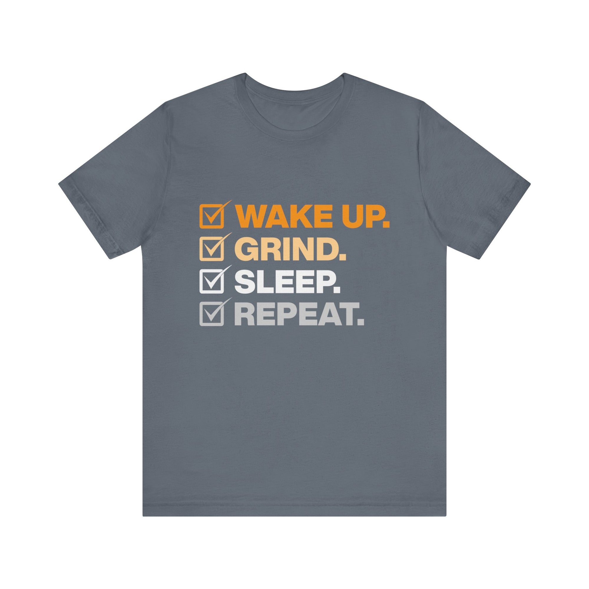 WAKE UP GRIND SLEEP REPEAT Men&#39;s Sleeve Tee - T&amp;L Apparel Store