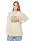 Thankful Grateful Blessed - Unisex Garment-dyed Long Sleeve T-Shirt