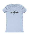 Gratitude with Heart - Women's Fitted Tee