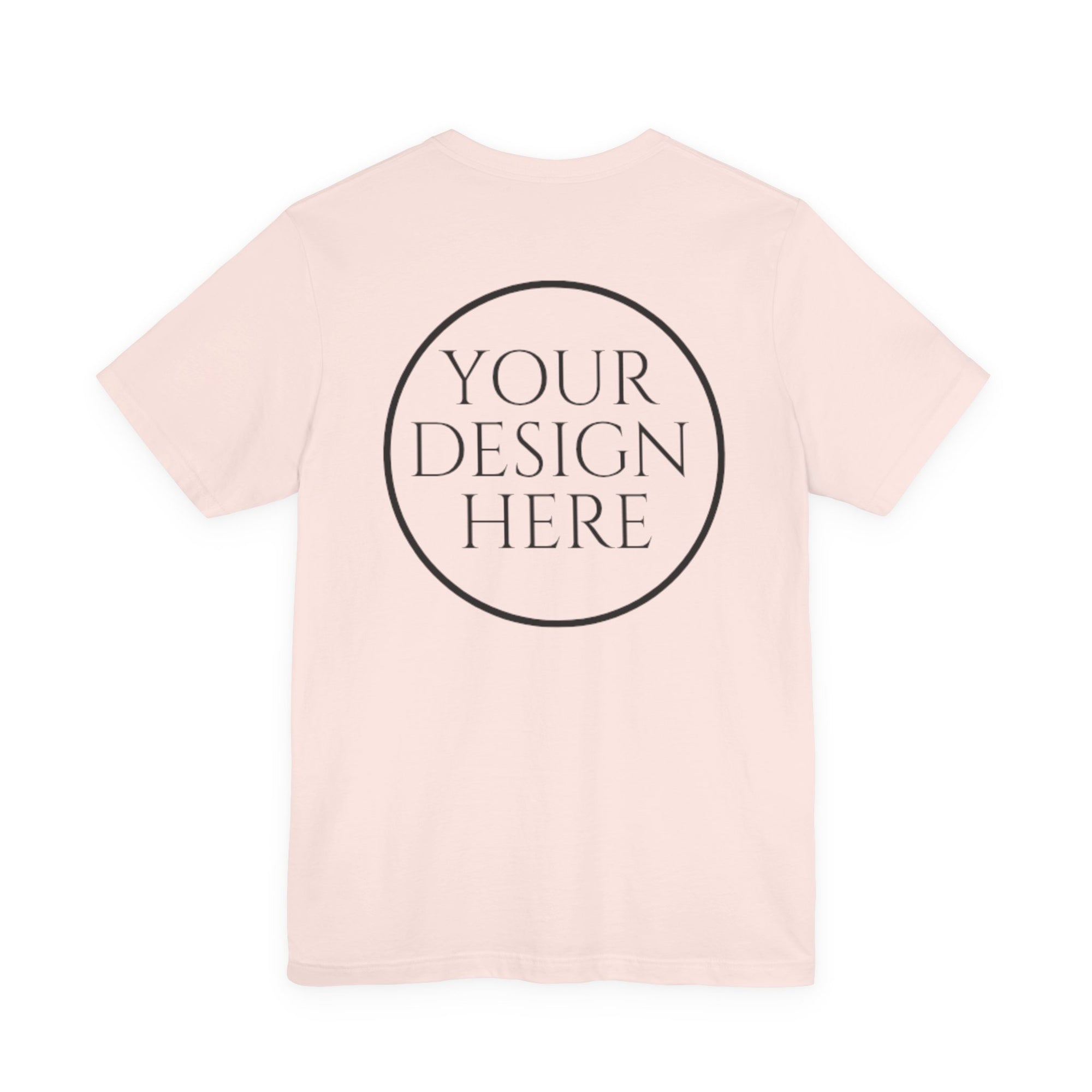 Custom Bella + Canvas 3001 Jersey Tee – Personalized Modern Style &amp; Comfort