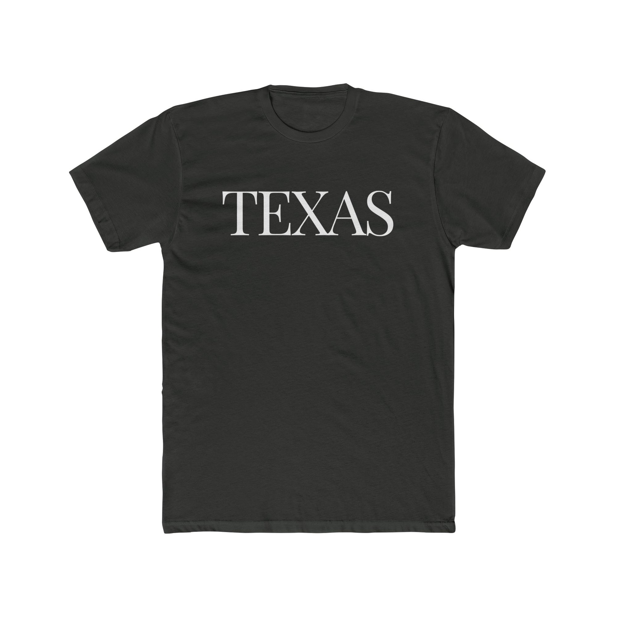 TEXAS Men's Cotton Crew Tee Shirt - T&L Apparel Store