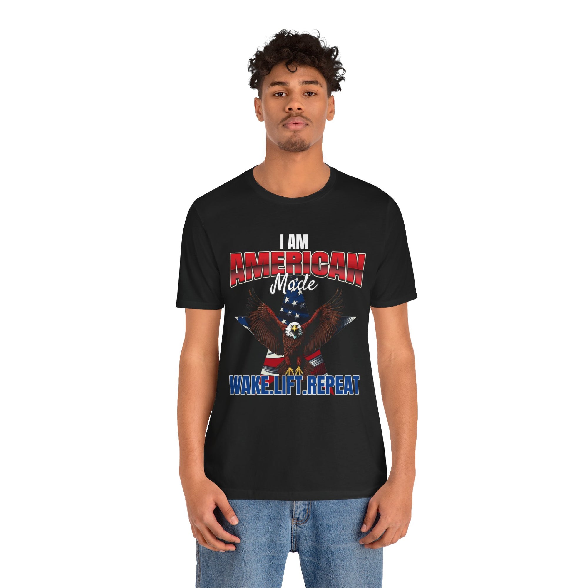 I AM AMERICAN MADE Men&#39;s Jersey Tee Shirt - T&amp;L Apparel Store