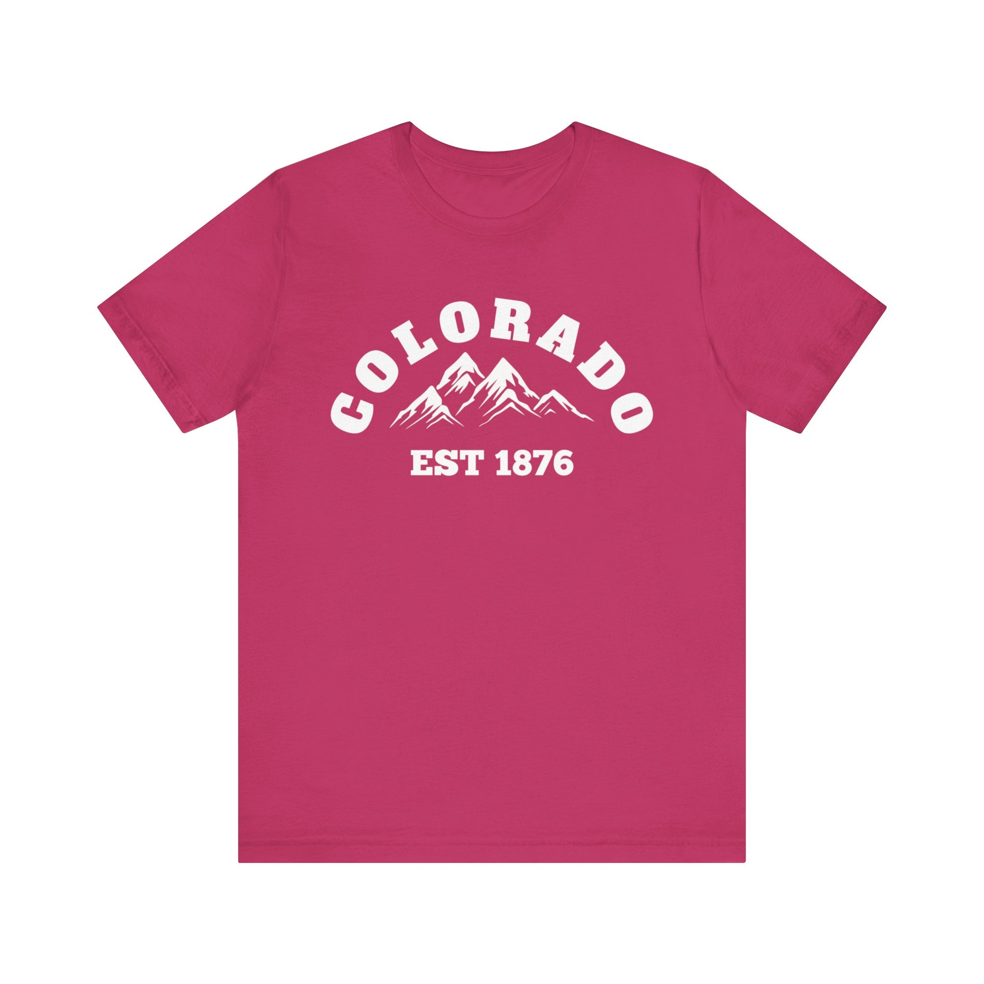 COLORADO MOUNTAINS Women's Relax Fit Jersey Short Sleeve Tee Shirt - T&L Apparel Store