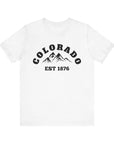 COLORADO MOUNTAINS Women's Relax Fit Jersey Short Sleeve Tee Shirt - T&L Apparel Store