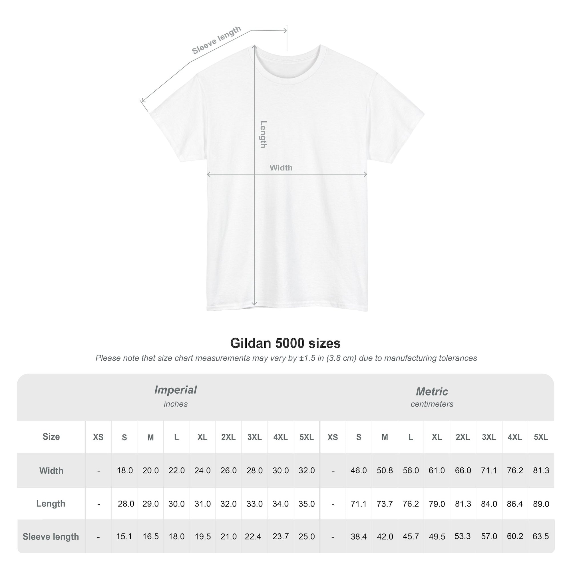 Custom Gildan 5000 Heavy Cotton Tee – Easy, Affordable, Classic Style!