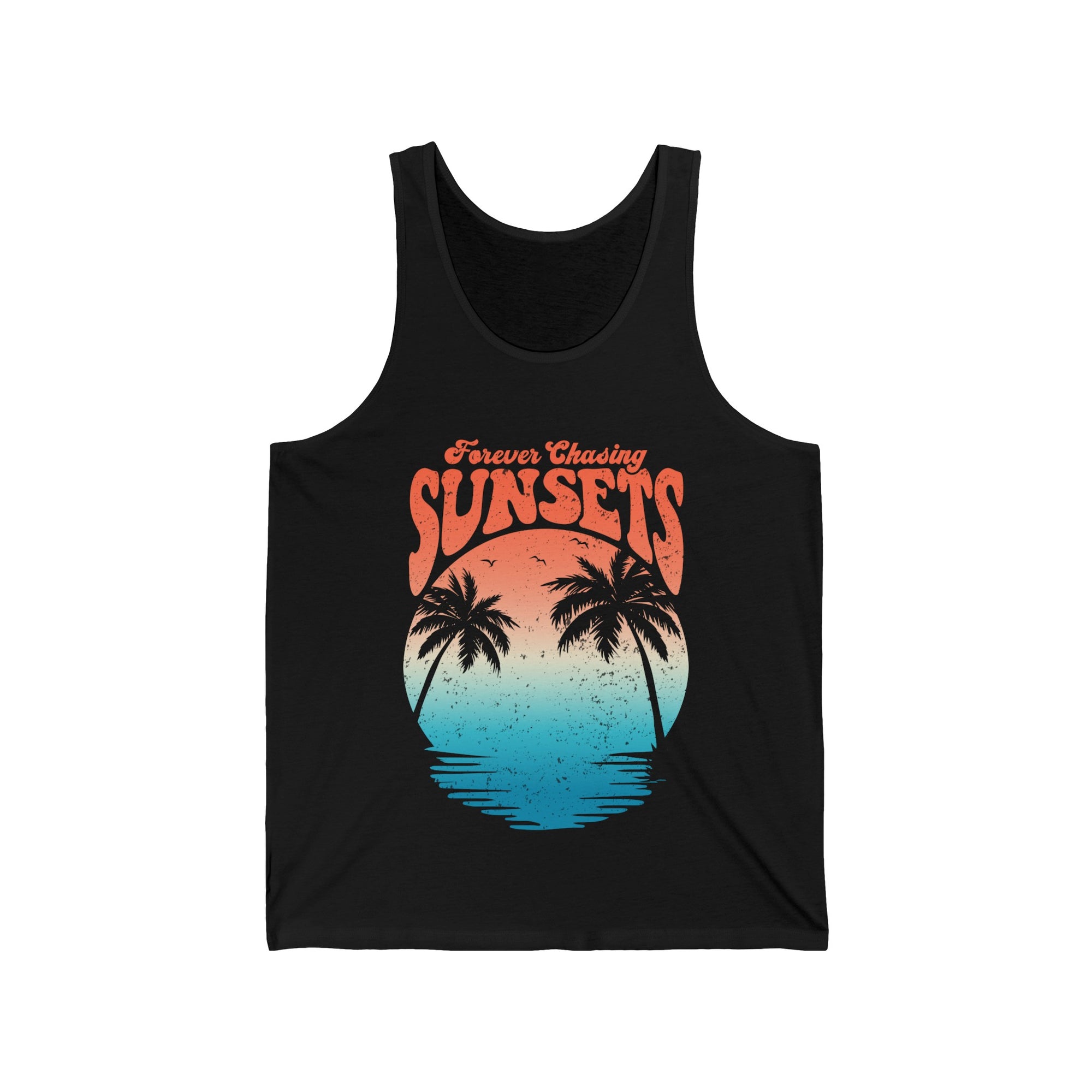 CHASING SUNSET Women&#39;s Jersey Tank - T&amp;L Apparel Store