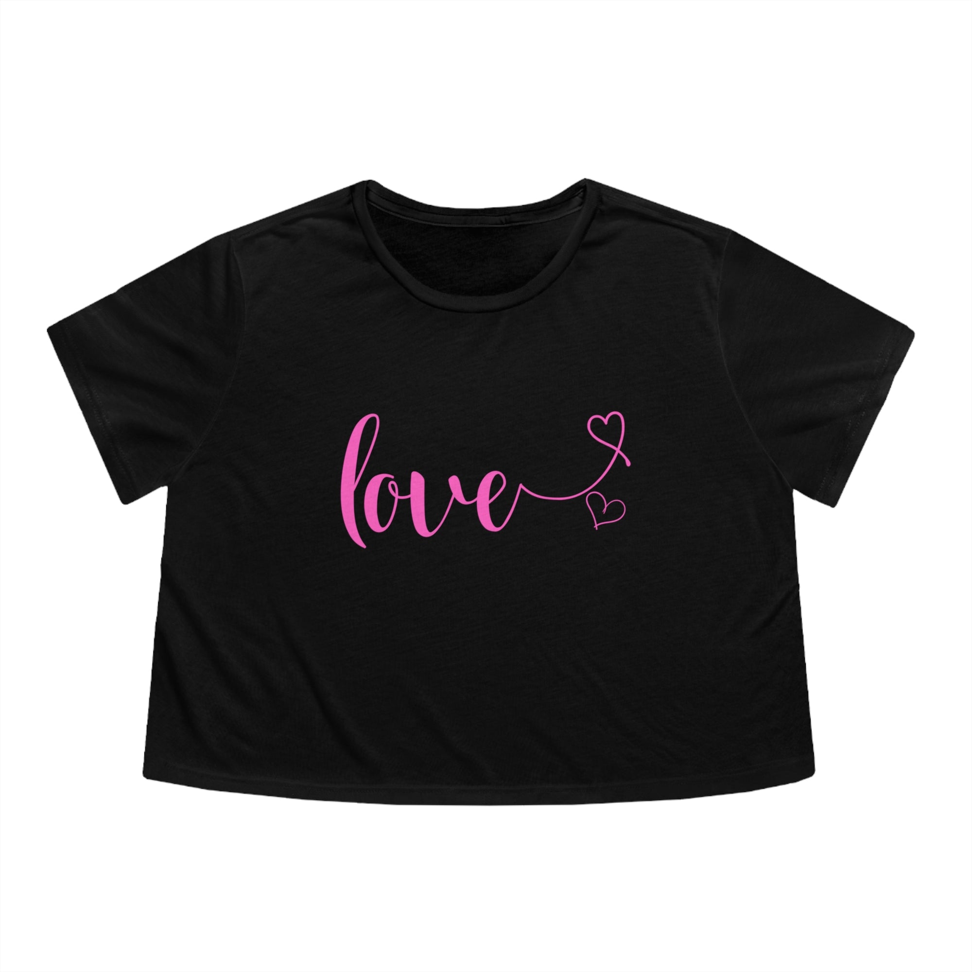 LOVE Women's Flowy Cropped Tee - T&L Apparel Store