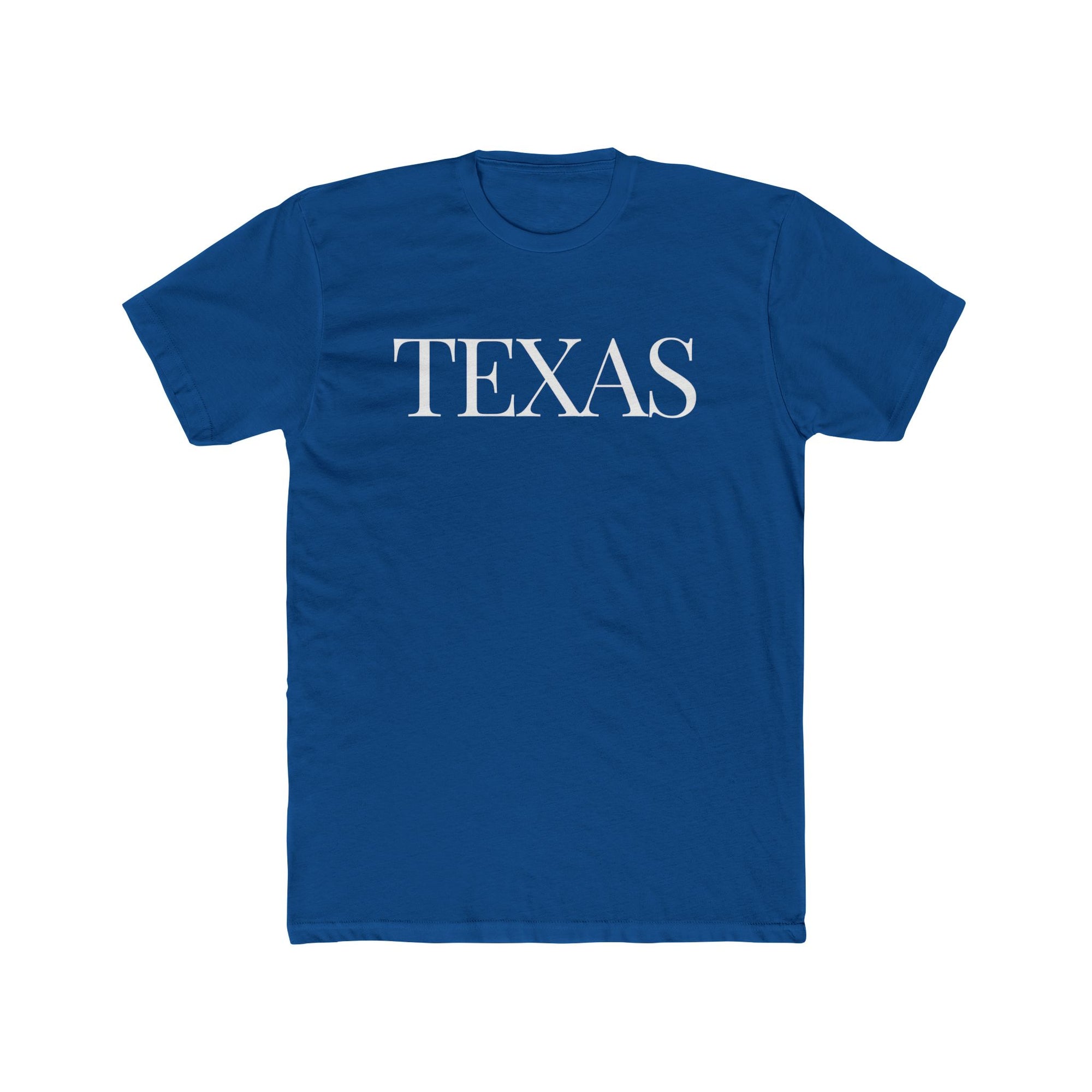 TEXAS Men's Cotton Crew Tee Shirt - T&L Apparel Store