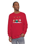 Long Sleeve T-Shirt Christmas Cheers Coffee Time Unisex