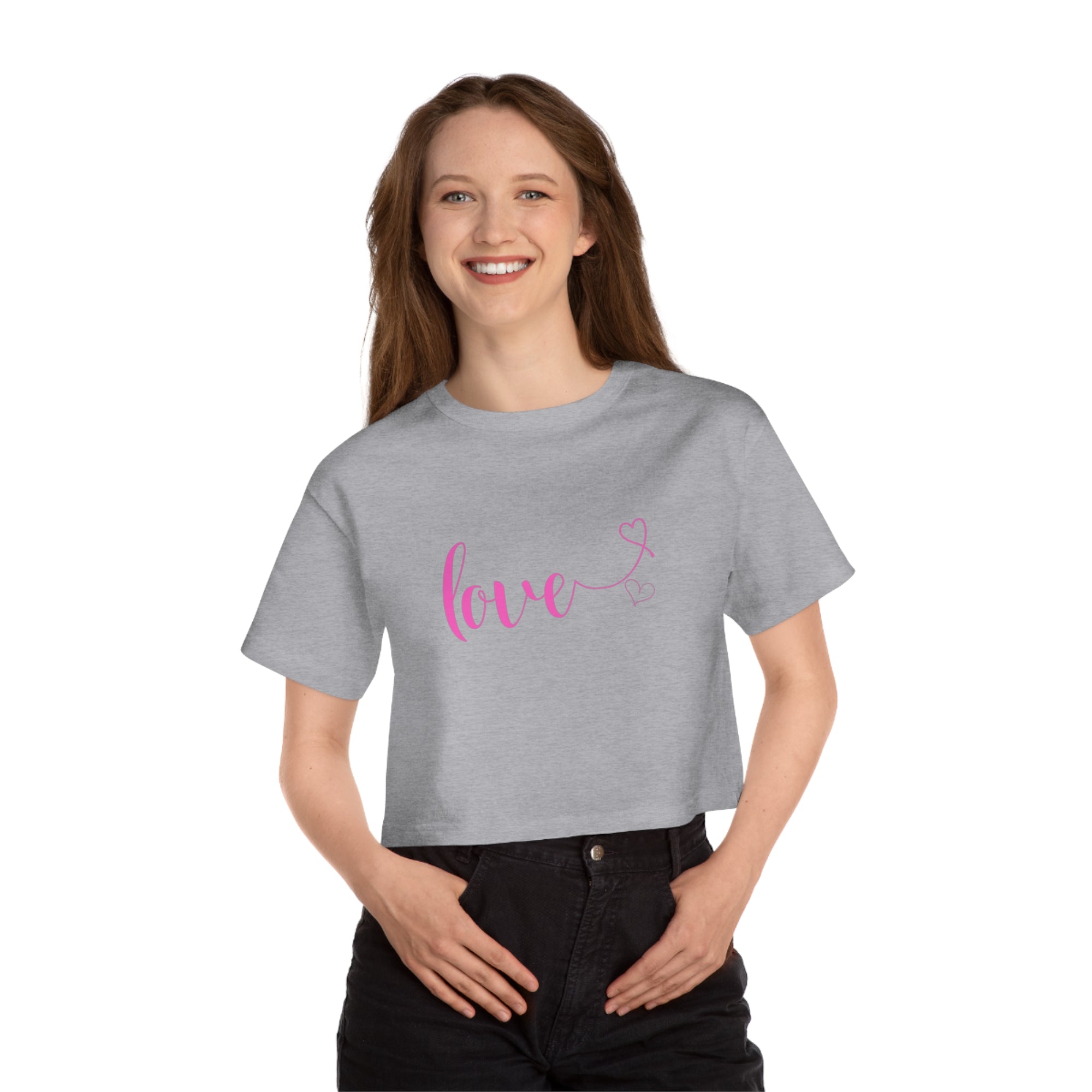 LOVE Women&#39;s Heritage Cropped T-Shirt - T&amp;L Apparel Store