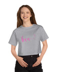 LOVE Women's Heritage Cropped T-Shirt - T&L Apparel Store