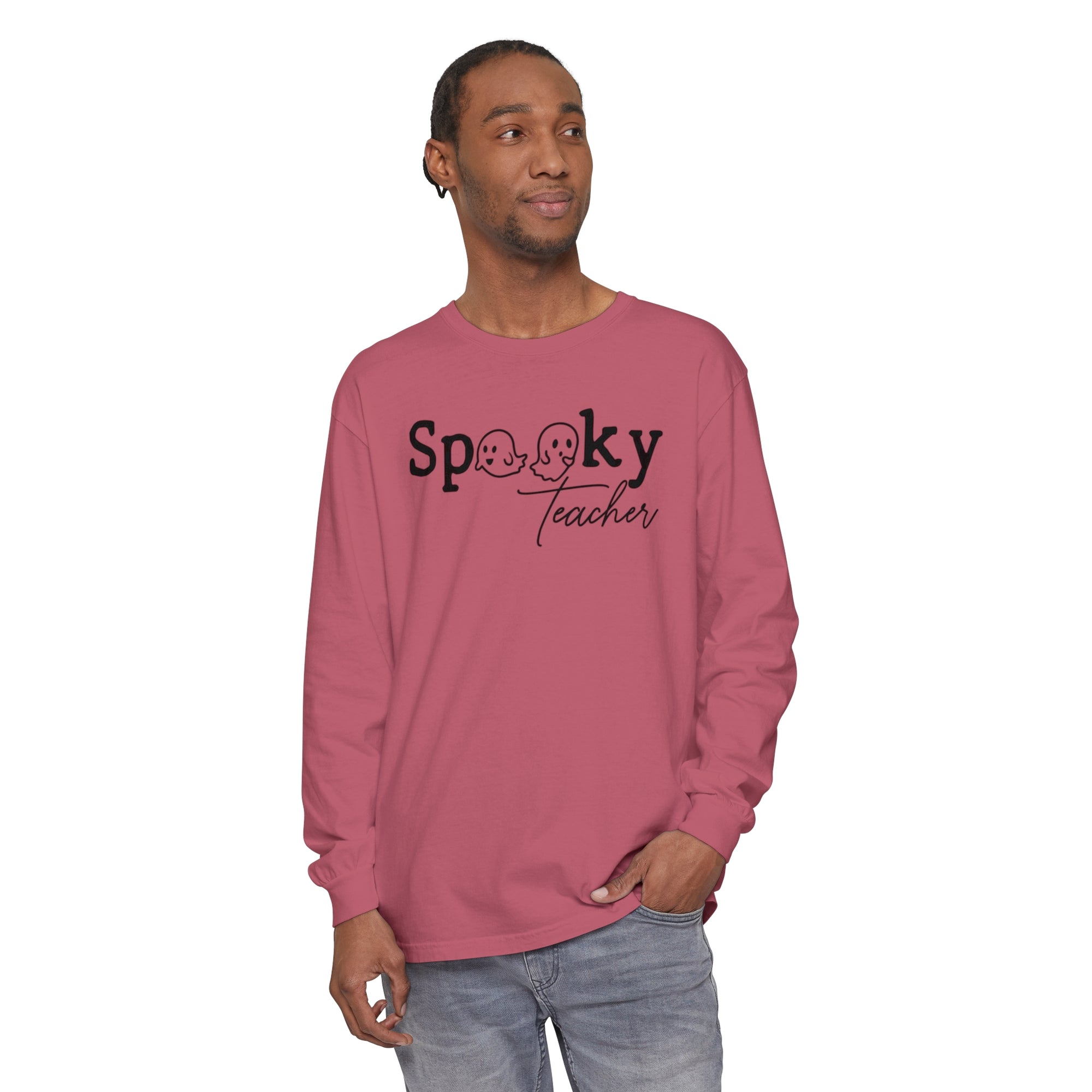 Spooky Teacher Unisex Long Sleeve T-Shirt