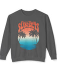 CHASING SUNSET Women's Lightweight Crewneck Sweatshirt - T&L Apparel Store