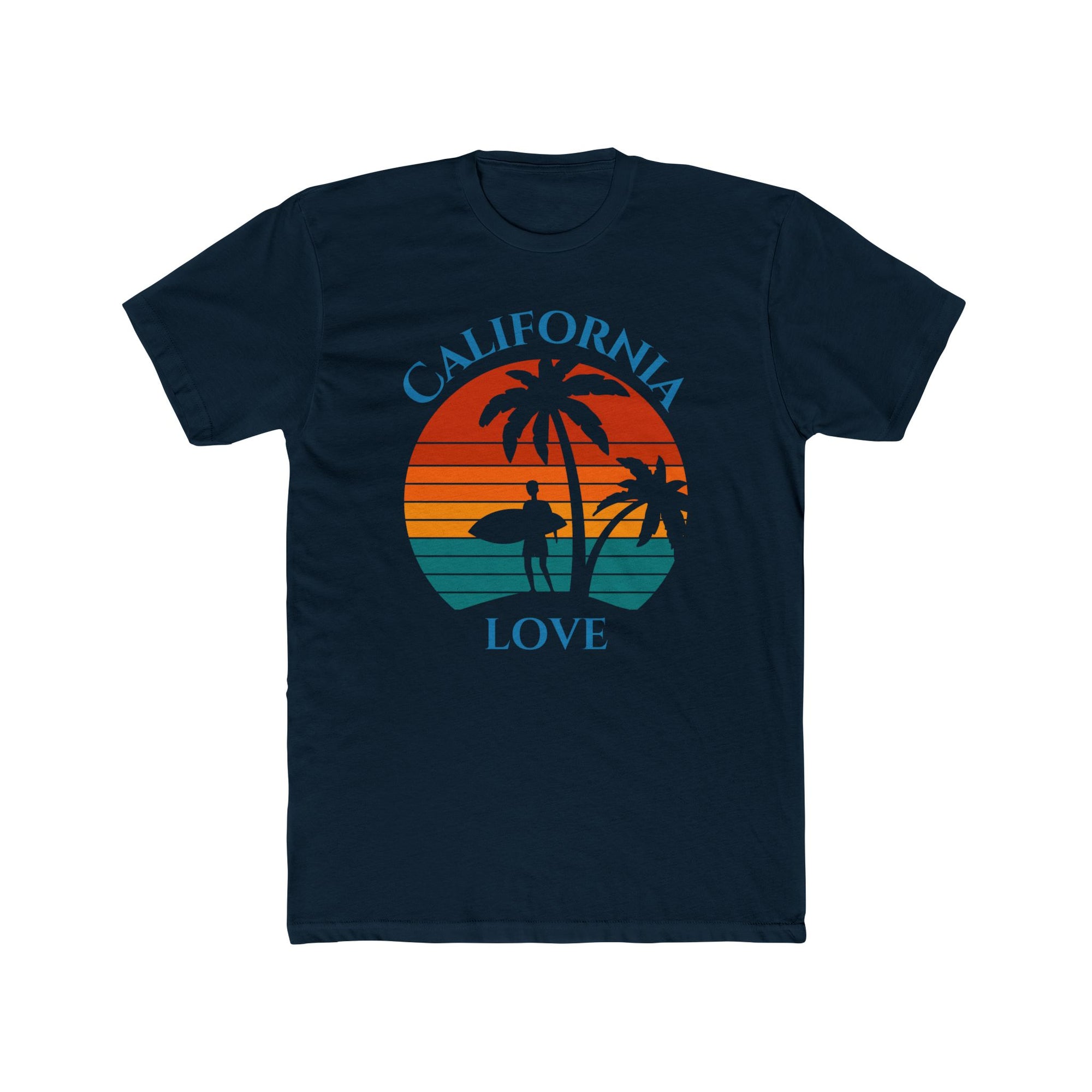 California Love - Men&#39;s Cotton Crew Tee Shirt - T&amp;L Apparel Store