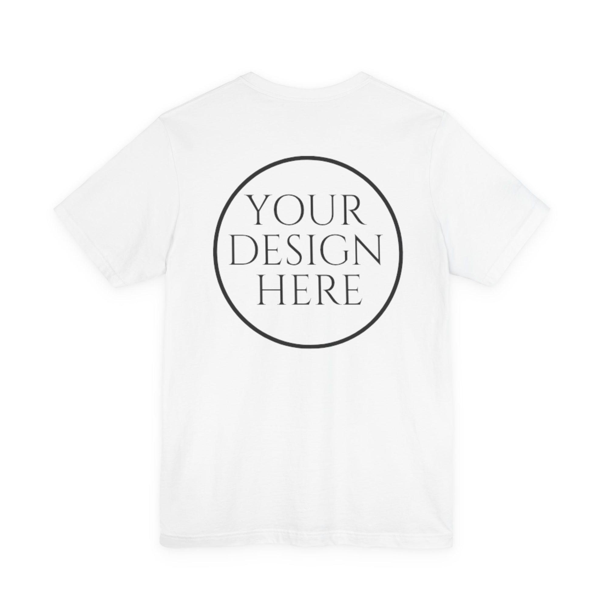 Custom Bella + Canvas 3001 Jersey Tee – Personalized Modern Style &amp; Comfort