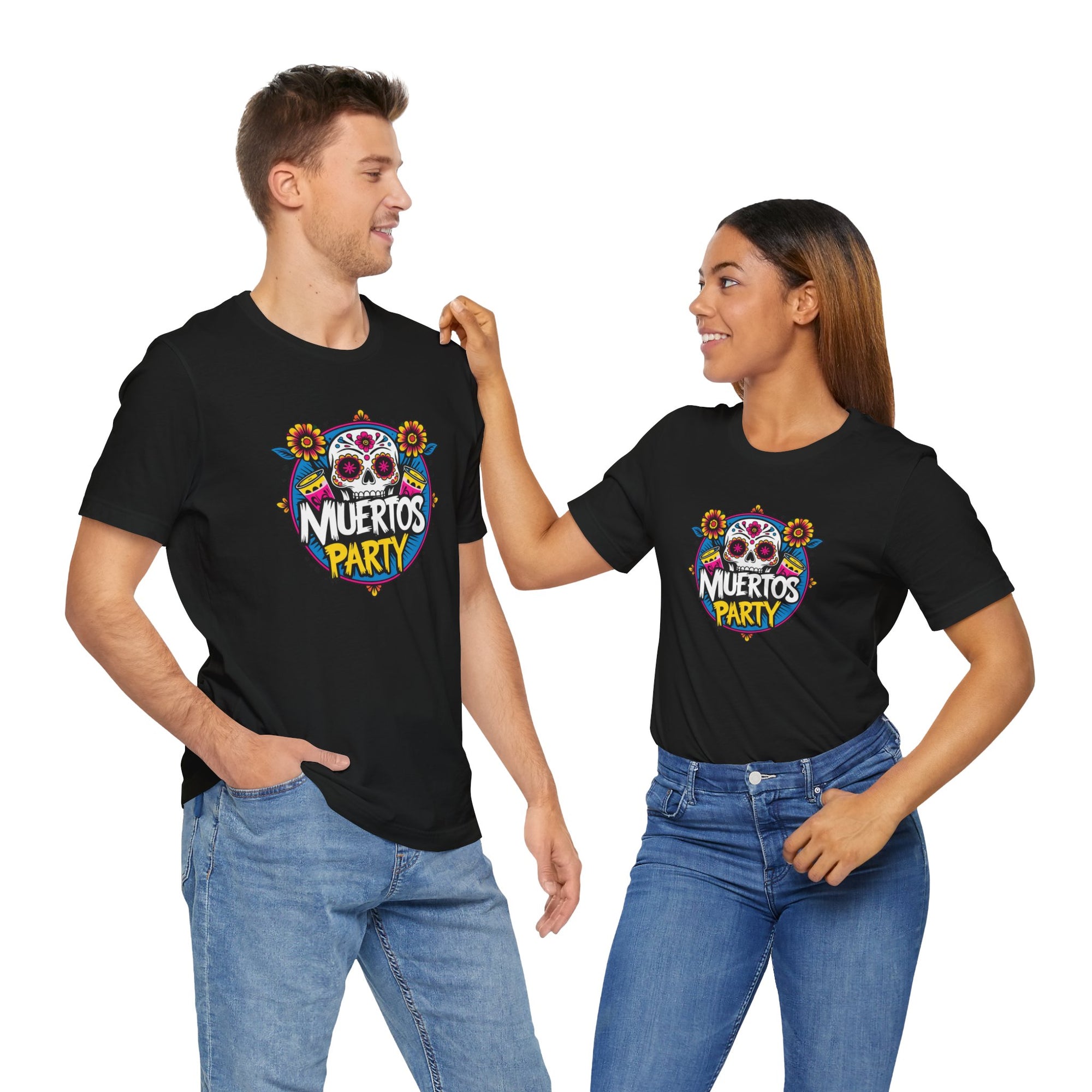 Dia de los Muertos Skulls Unisex Tee