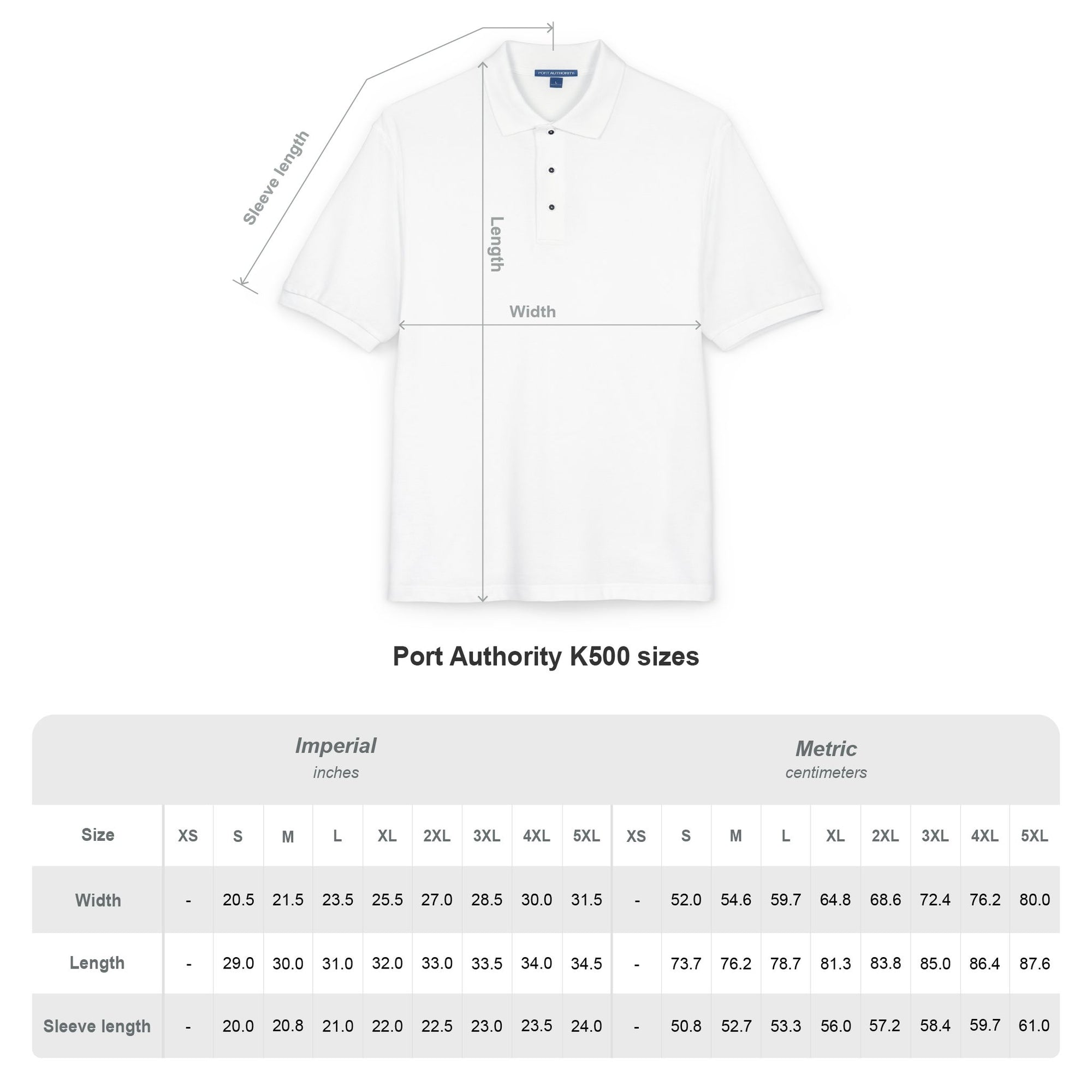 Custom Port Authority K500 Polo – Personalized Timeless Style &amp; Comfort