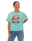 California Love - Women's Cropped Boxy Tee Shirt - T&L Apparel Store