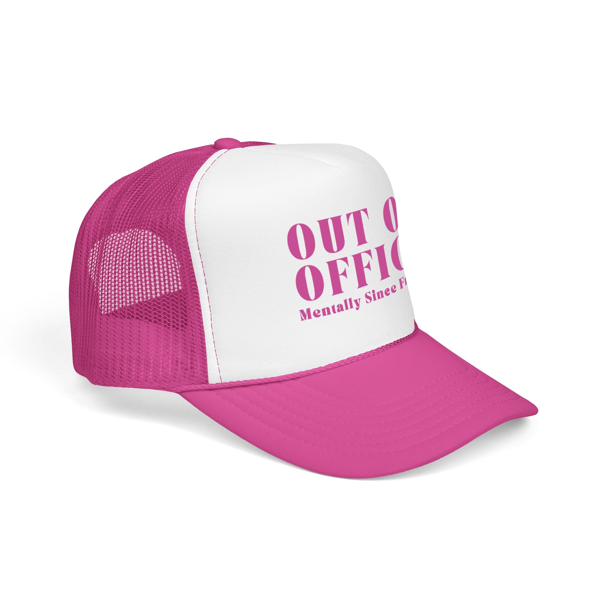 Vintage Summer Foam Trucker Hat – Retro Unisex Beach Cap