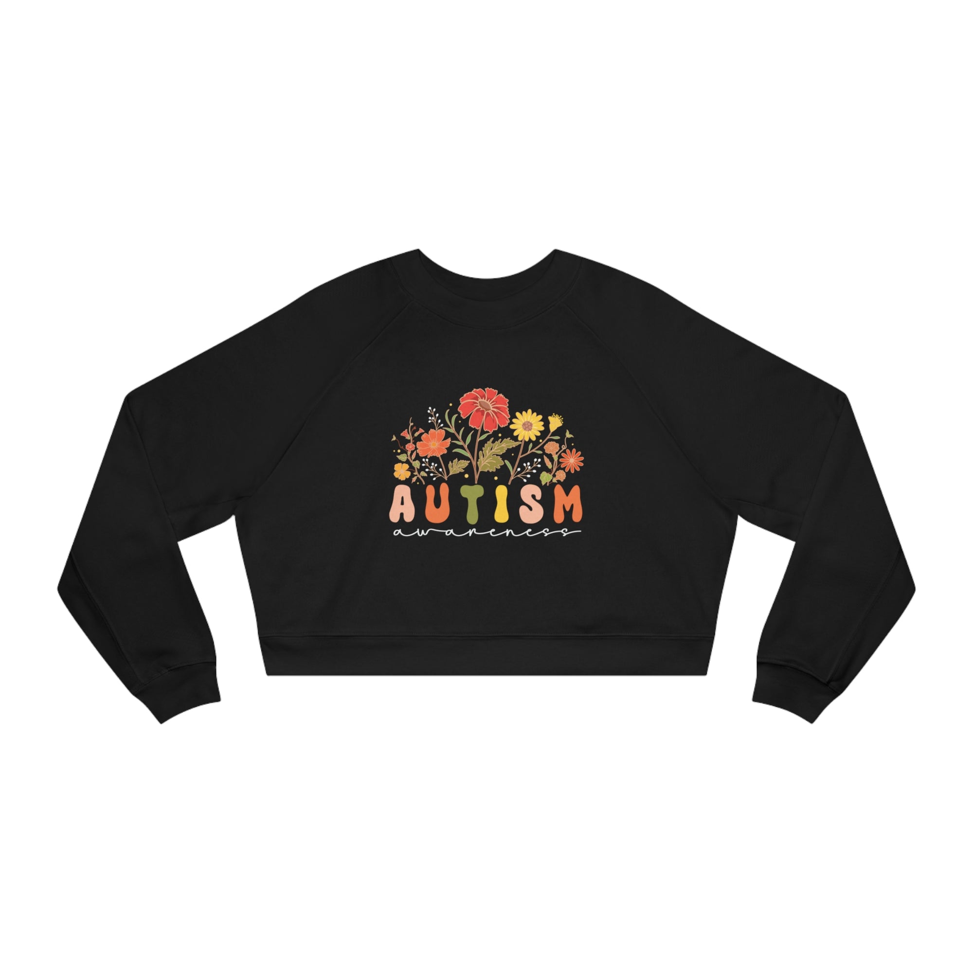 AUTISM Awareness Women's Cropped Fleece Pullover - T&L Apparel Store