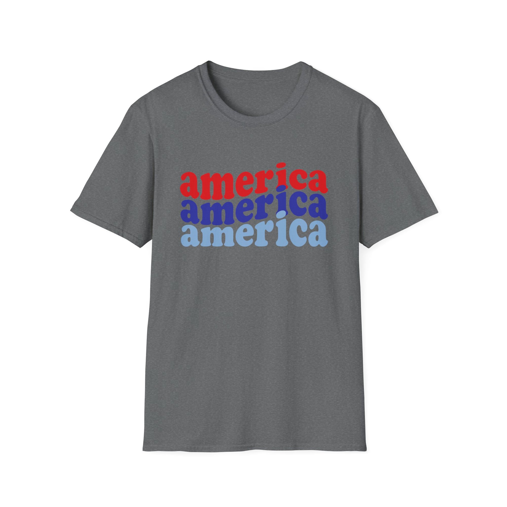 AMERICA AMERICA Women's Softstyle T-Shirt - T&L Apparel Store