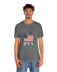 USA Men's Jersey Short Sleeve Tee Shirt - T&L Apparel Store