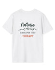 Nature Is Cheaper Than Therapy T-Shirt | Funny Hiking & Outdoor Tee T-Shirt