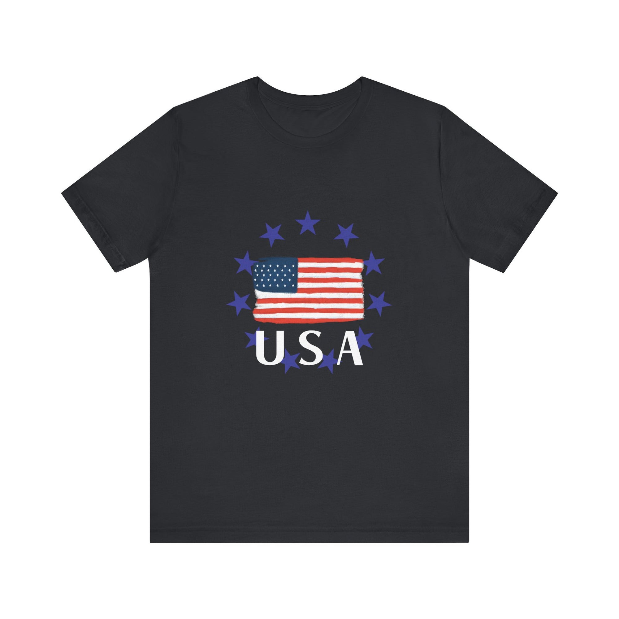 USA Womens Jersey Short Sleeve Tee Shirt - T&amp;L Apparel Store