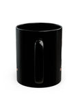Ghostly Coffee Mug: No Boo Before Brew - Funny Halloween Black Mug