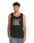 WAKE UP GRIND REPEAT Men's Tank Top - T&L Apparel Store