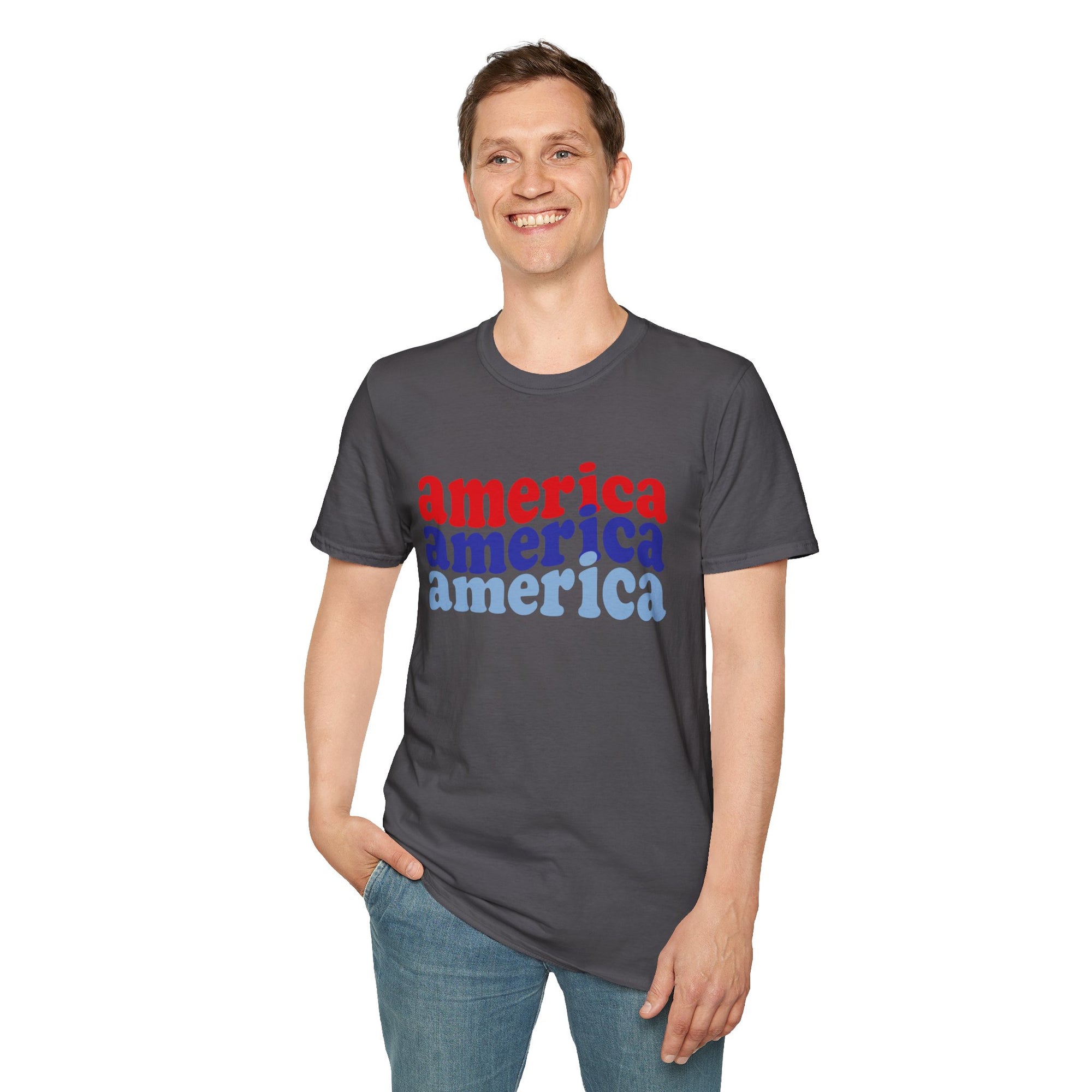 AMERICA AMERICA Women&#39;s Softstyle T-Shirt