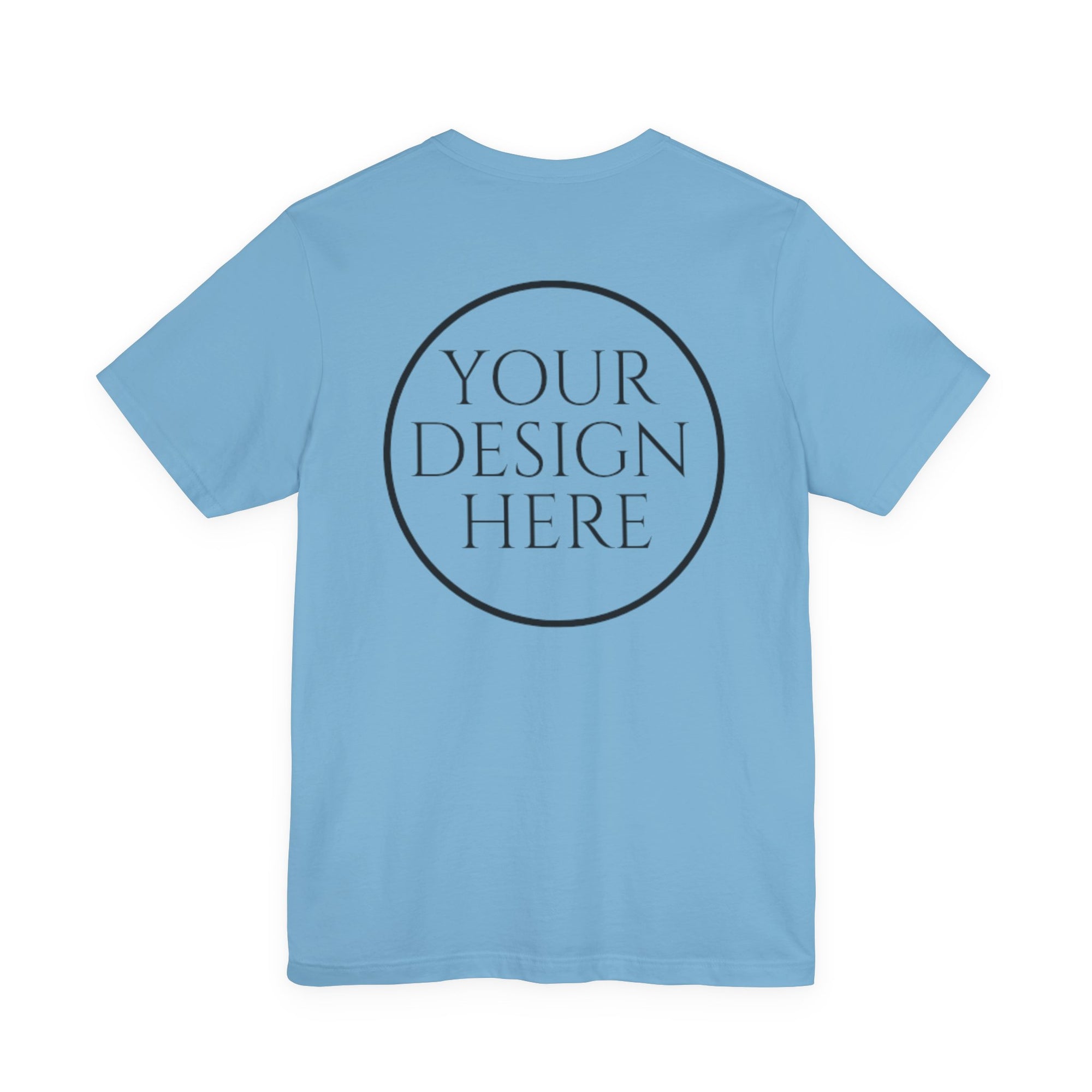 Custom Bella + Canvas 3001 Jersey Tee – Personalized Modern Style &amp; Comfort