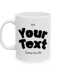 Personalized Ceramic Mug with Inspirational Quotes - Custom Gift for Coffee Lovers