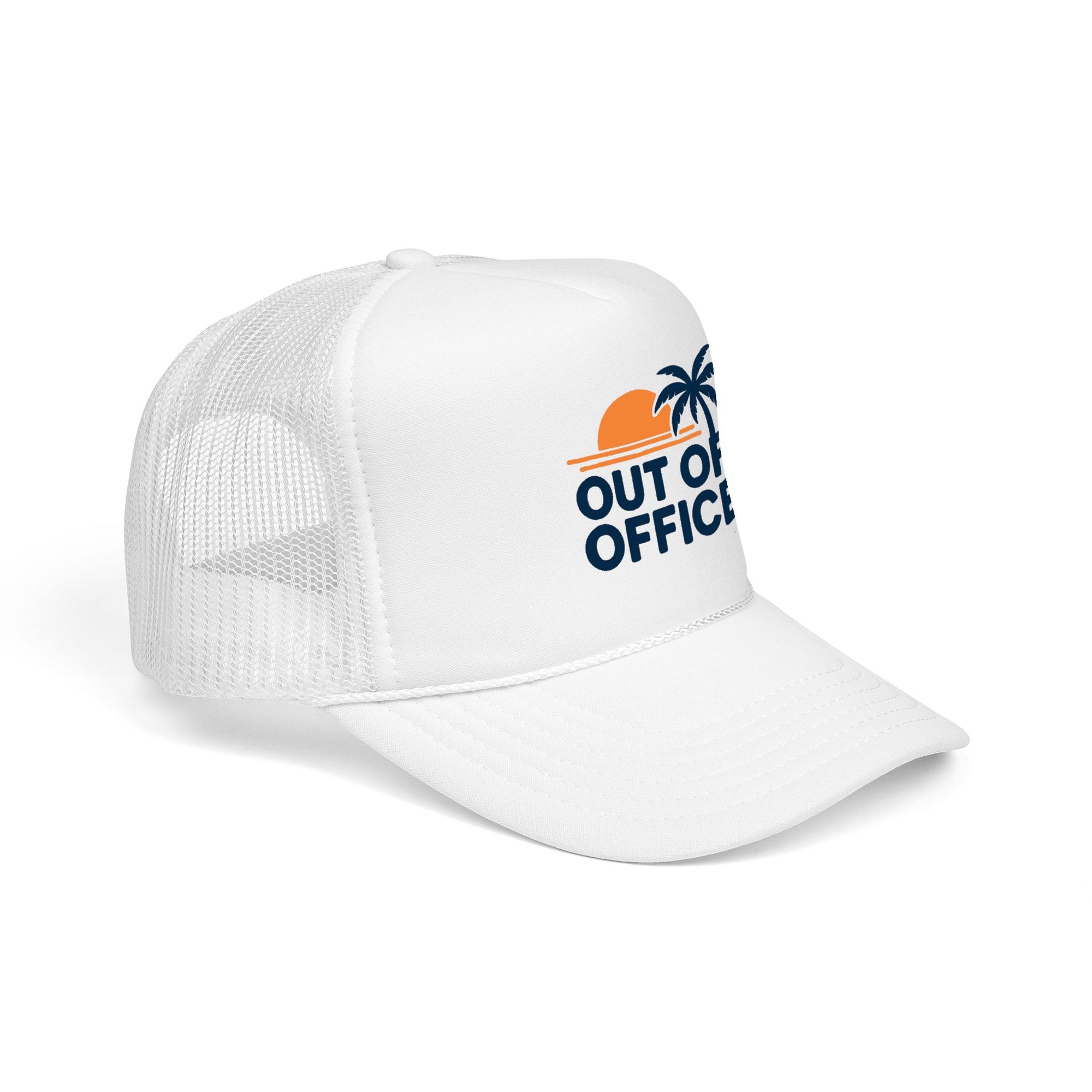Vintage Summer Foam Trucker Hat – Retro Unisex Beach Cap