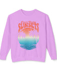 CHASING SUNSET Women's Lightweight Crewneck Sweatshirt - T&L Apparel Store