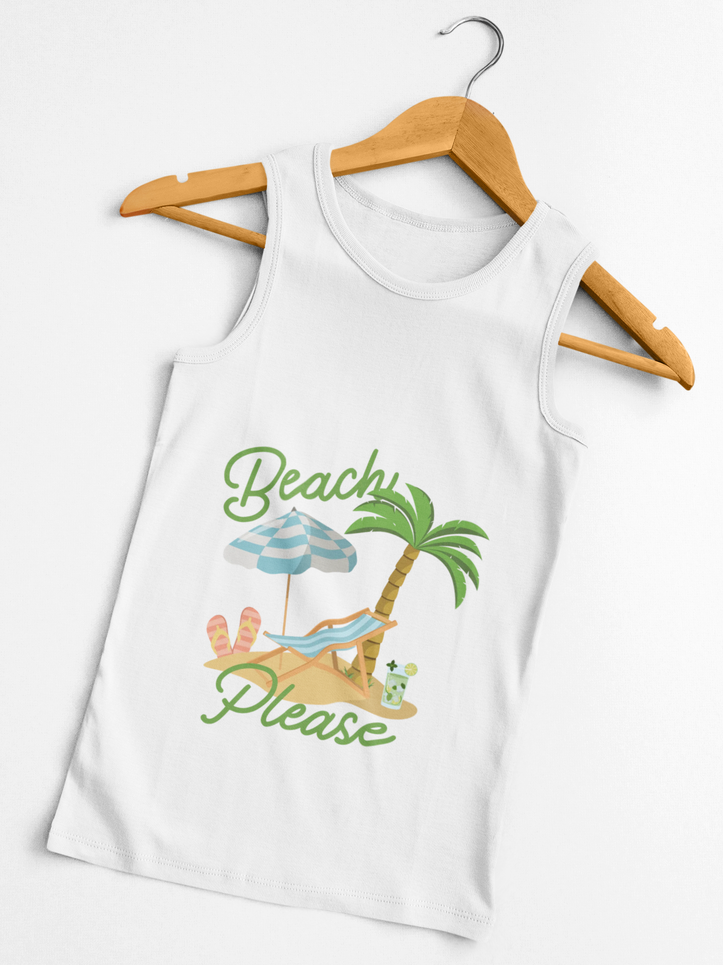 Beach Please Jersey Tank – Summer Vibes, Vacation Essential, Gift for Beach Lovers Tank Top