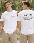 Nature Is Cheaper Than Therapy T-Shirt | Funny Hiking & Outdoor Tee T-Shirt