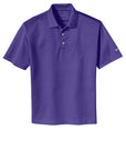 Purple polo shirt on a white background