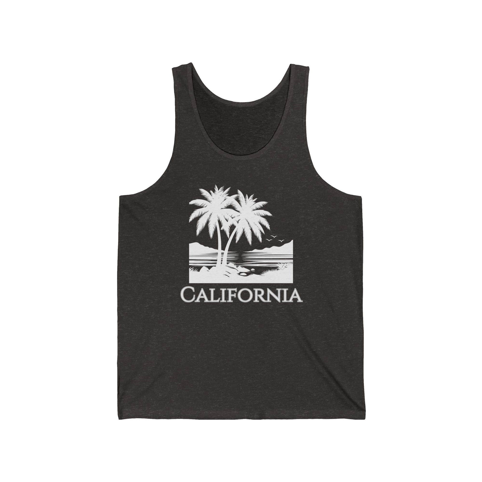 California - Women&#39;s Jersey Tank Top - T&amp;L Apparel Store