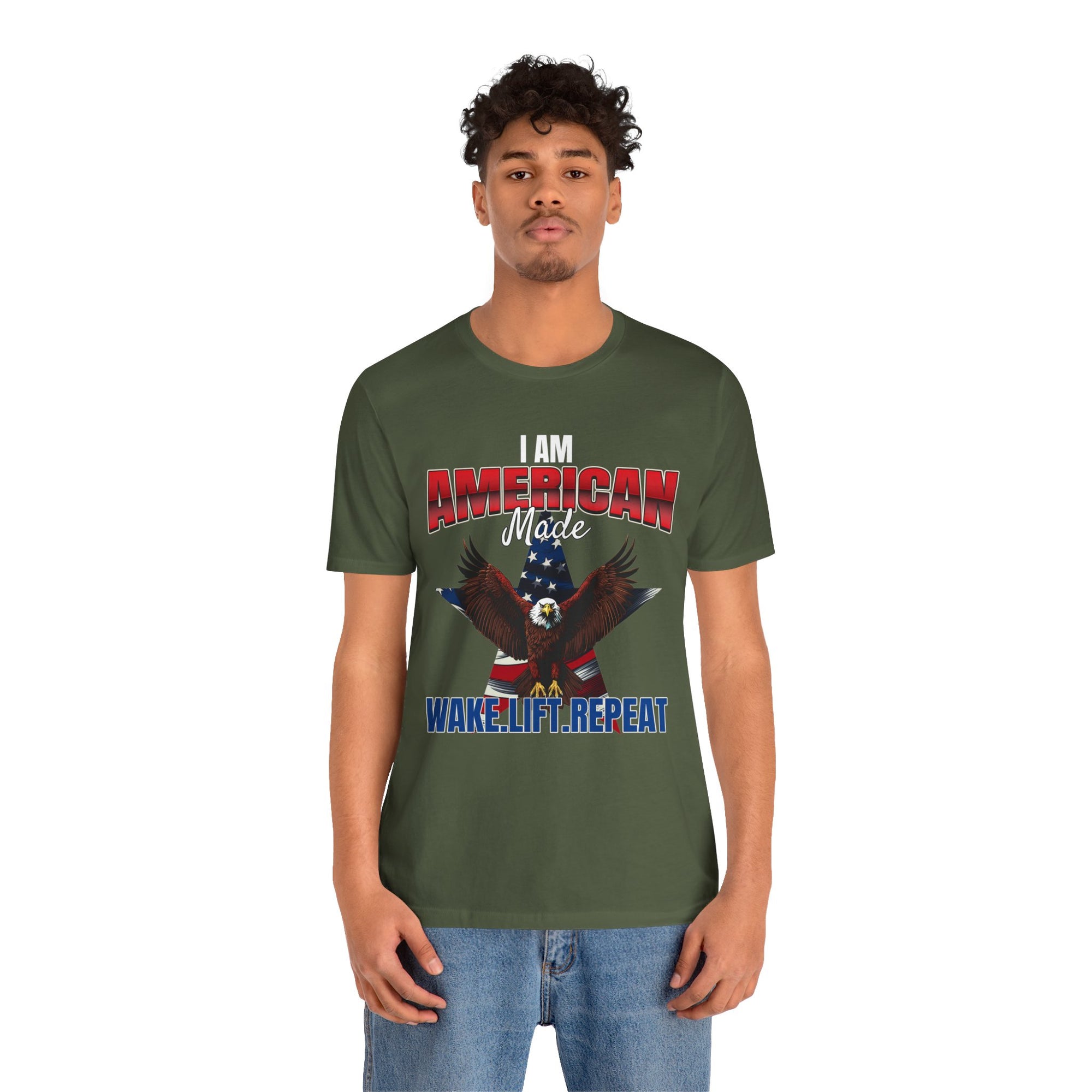 I AM AMERICAN MADE Men&#39;s Jersey Tee Shirt - T&amp;L Apparel Store