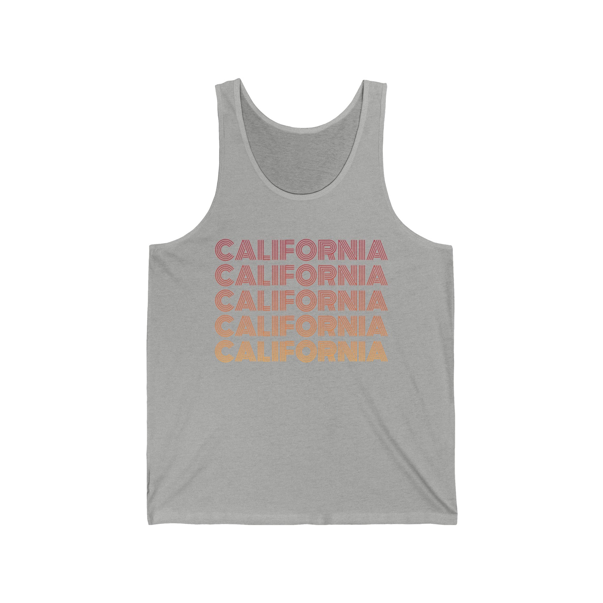 CALIFORNIA Men's Jersey Tank - T&L Apparel Store