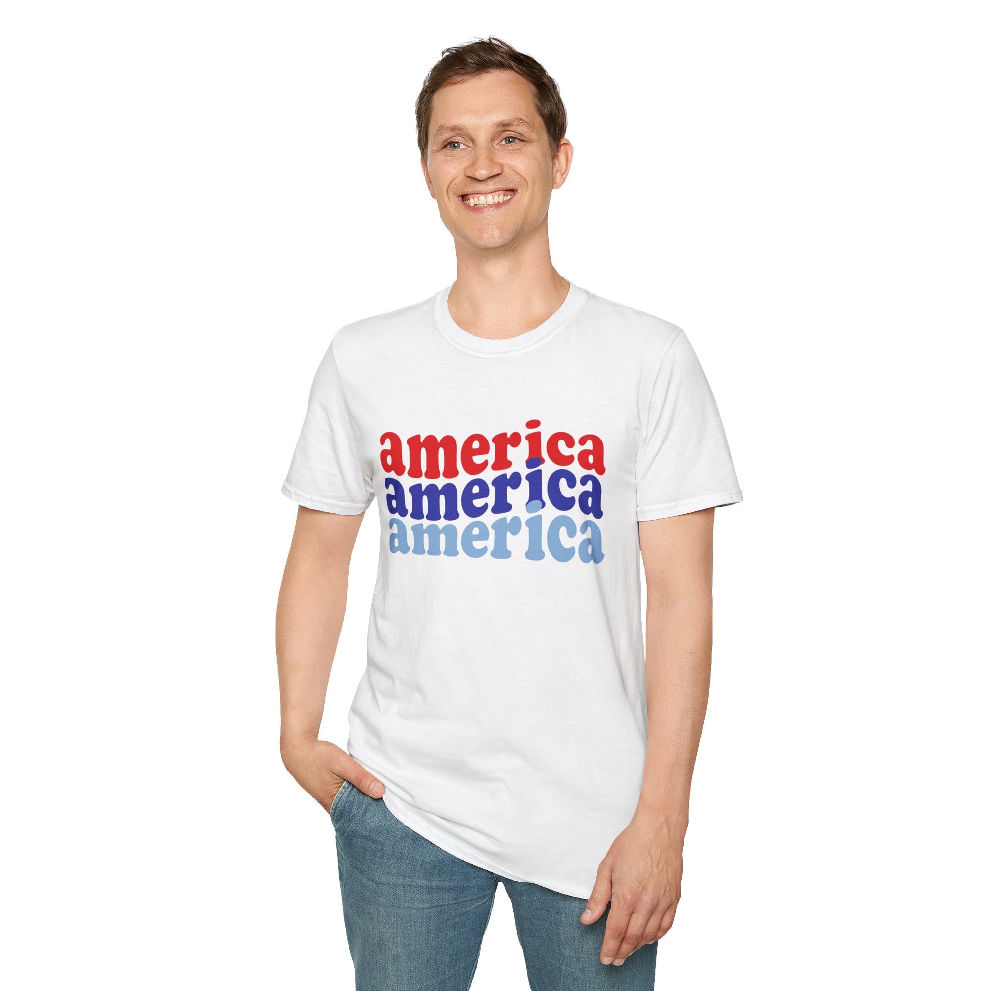 AMERICA AMERICA Women&#39;s Softstyle T-Shirt